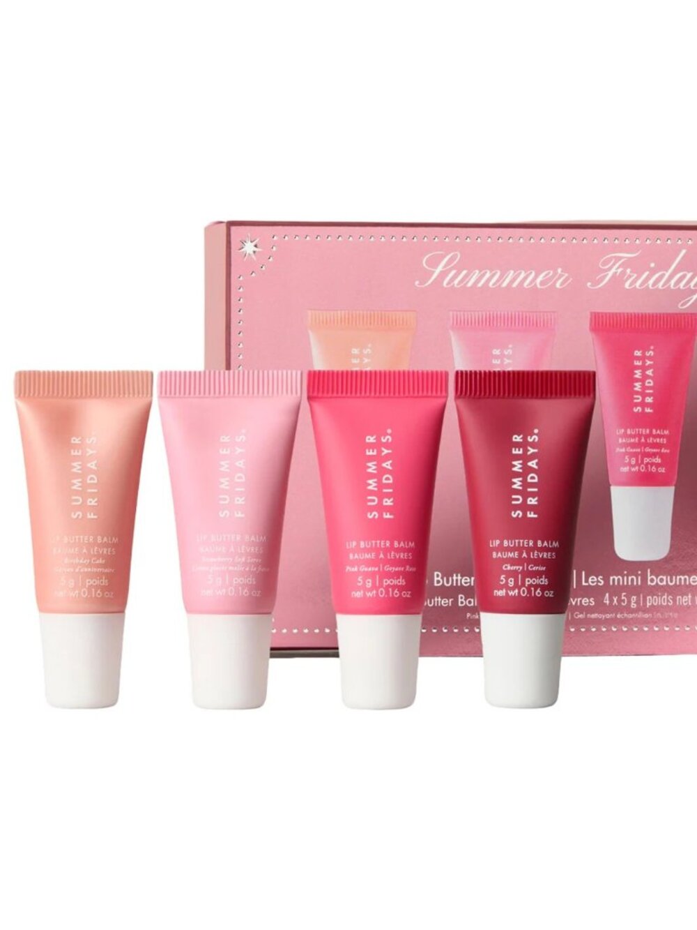 Summer Fridays The Lip Butter Balm Minis - Pink Set
